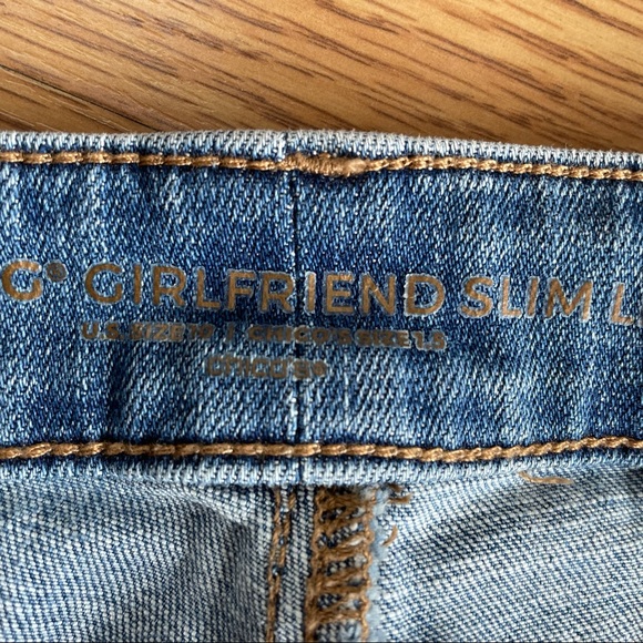 CHICO’S So slimming girlfriend slim leg crop w/ embroidered - Picture 12 of 13